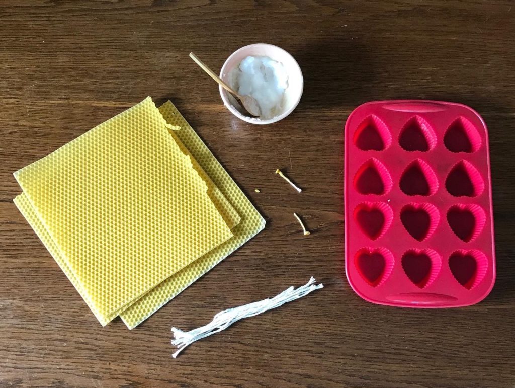 balmumu mu için malzemeler